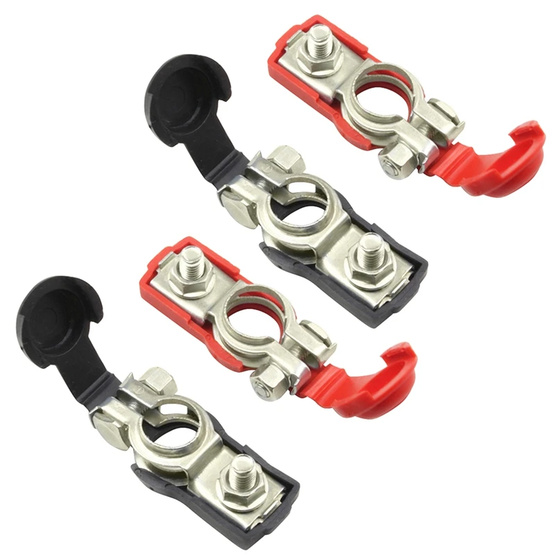 2 Pair Battery Terminal Heavy Duty Car Vehicle Quick Connector Cable Clamp Clip