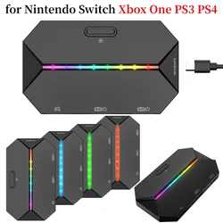G6L Gaming Keyboard Mouse Converter Portable Wired Mobile Controller Adapter for Nintendo Switch for NS/NS OLED/Xbox One/PS4