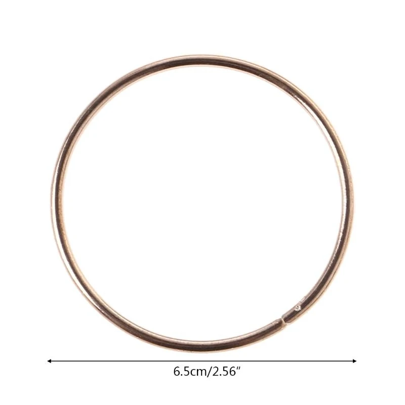 Round Dreamcatch Circle Flower Arrangements Crafts Handmade Handicraft for Home Living Room Lay Out