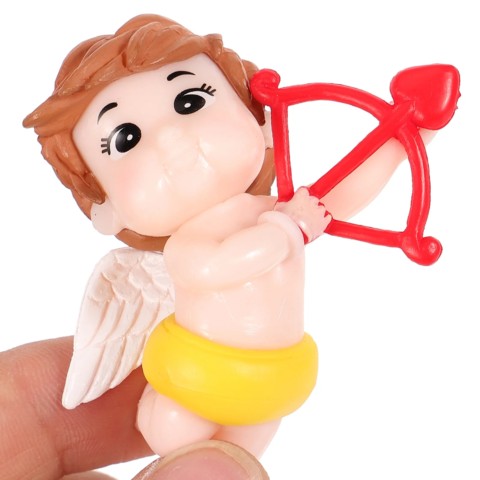 4 Pcs Cupid Couple Car Dashboard Decor Resin Ornament Simulation Angel Sculpture Tank Toy Accesories Figurines