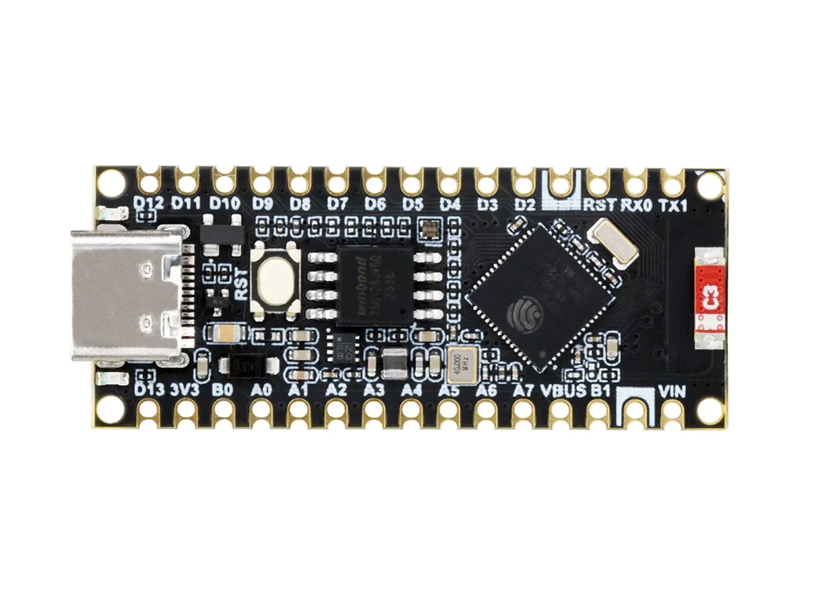 Waveshare ESP32-S3-Nano Development Board, Based on ESP32-S3R8, Compatible with Arduino Nano ESP32