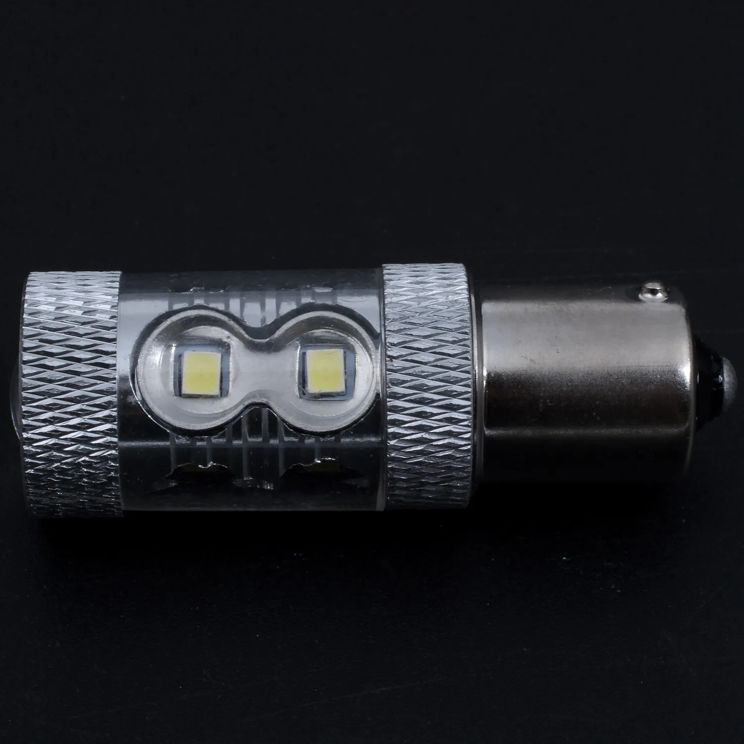 مصباح خلفي بإشارة انعطاف ليد للسيارة ، مصباح احتياطي ، شكل السيارة ، P21W ، Ba15S ، 50W ، 2