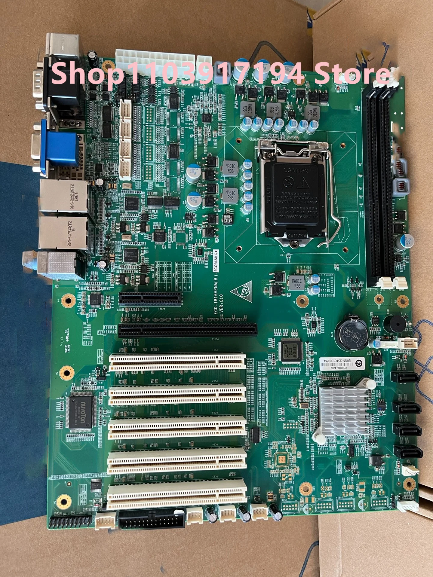 FOR EVOC ECO-1816V2NA(B)-6COM VER:C01 C10 V2NA(C) Industrial computer motherboard