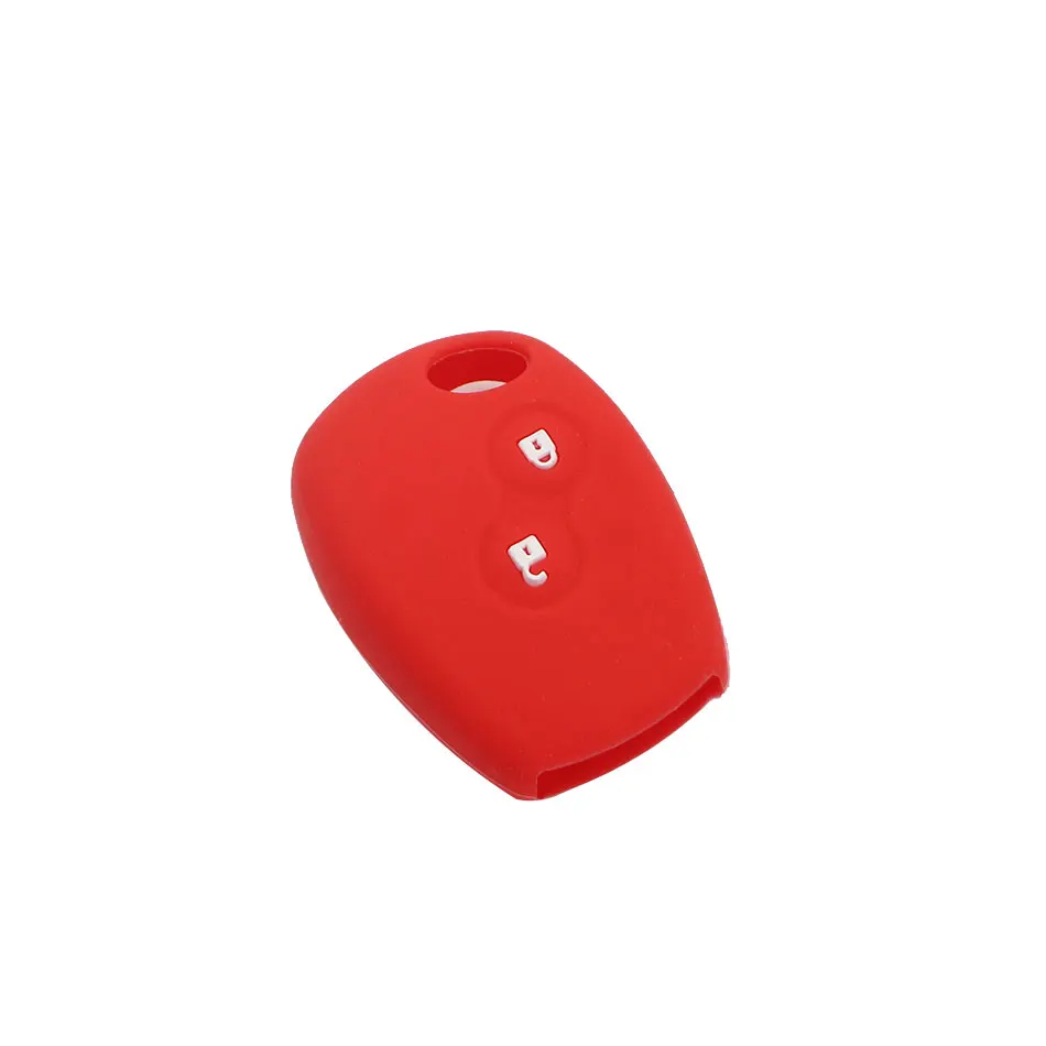 Silicone Car Key Case Cover 2 Buttons for Renault Kangoo DACIA Scenic Megane Sandero Captur Twingo Modus 2/3 Buttons