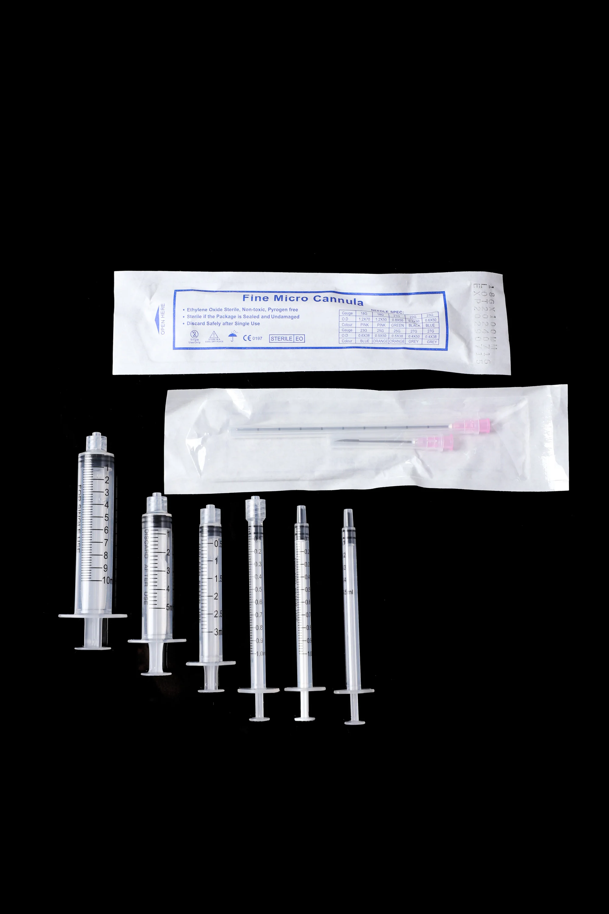 Korea Fine Micro filler injection Blunt Needle Canula 18G100MM Injection Disposable Blunt Tip Cannula Needle