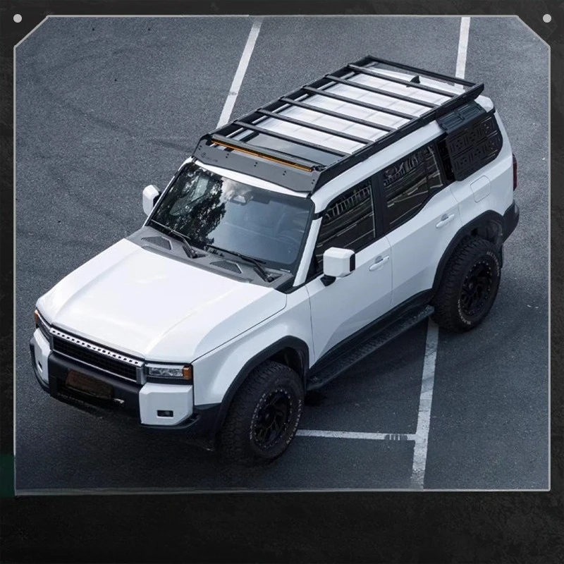 

New ForPrado LC250 Roof Platform Snow Leopard Series Roof Rack Outdoor Off-road Camping Equipment Modification