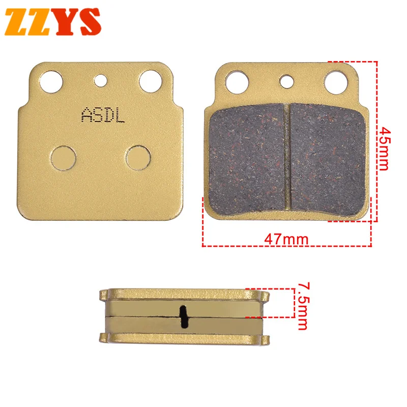Ceramic Rear Brake Pads Disc For SUZUKI LT250 87-90 LTZ400 LTZ LT-Z 400 LT-Z400 03-12 LT-R450 LT-R 450 06-13 LT500 LT 500 RL 90