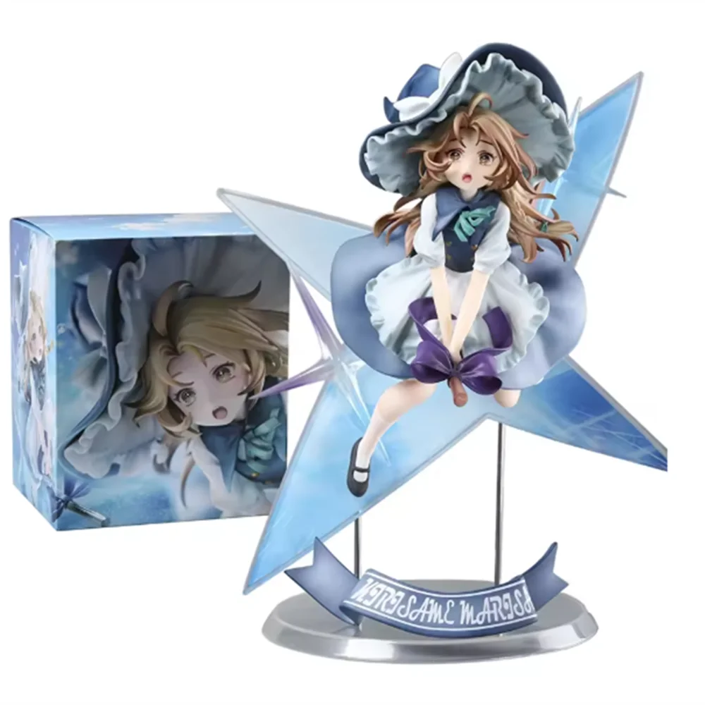 

Touhou Project Marisa Kirisame Anime Figure Cute Girl Model Desktop Decor Collection Toy Gift