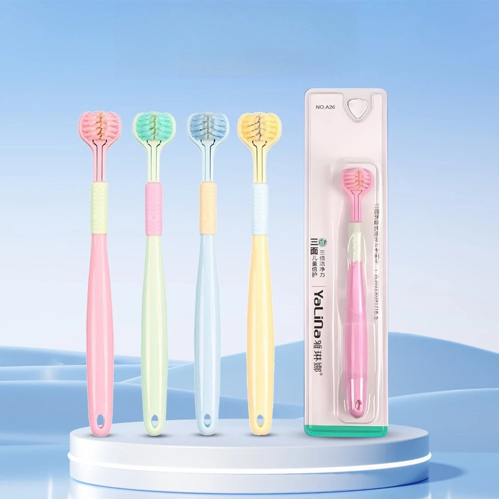 30Pcs Adult Toothbrush Three-Sided Toothbrush Soft Bristle Teeth Whitening Brushes Tooth Brush 360° Clean Teeth Brush Oral Care