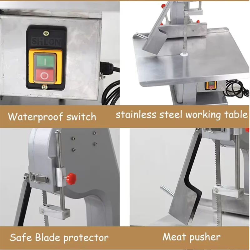 Direct Factory Sale Butcher Boy Machine New Condition Bone Saw for   Meat Bone Cutting Motor As Core Component Wholesale Cutter