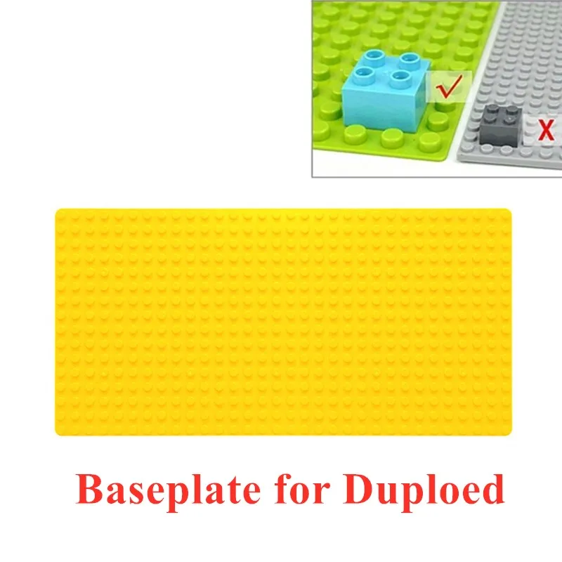 Bodemplaat 16*32 Dots Duploed Grote Basis Bouwstenen Grondplaat Bakstenen Klassieke Bakstenen Kinderen Speelgoed Compatibel met Merk Blokken