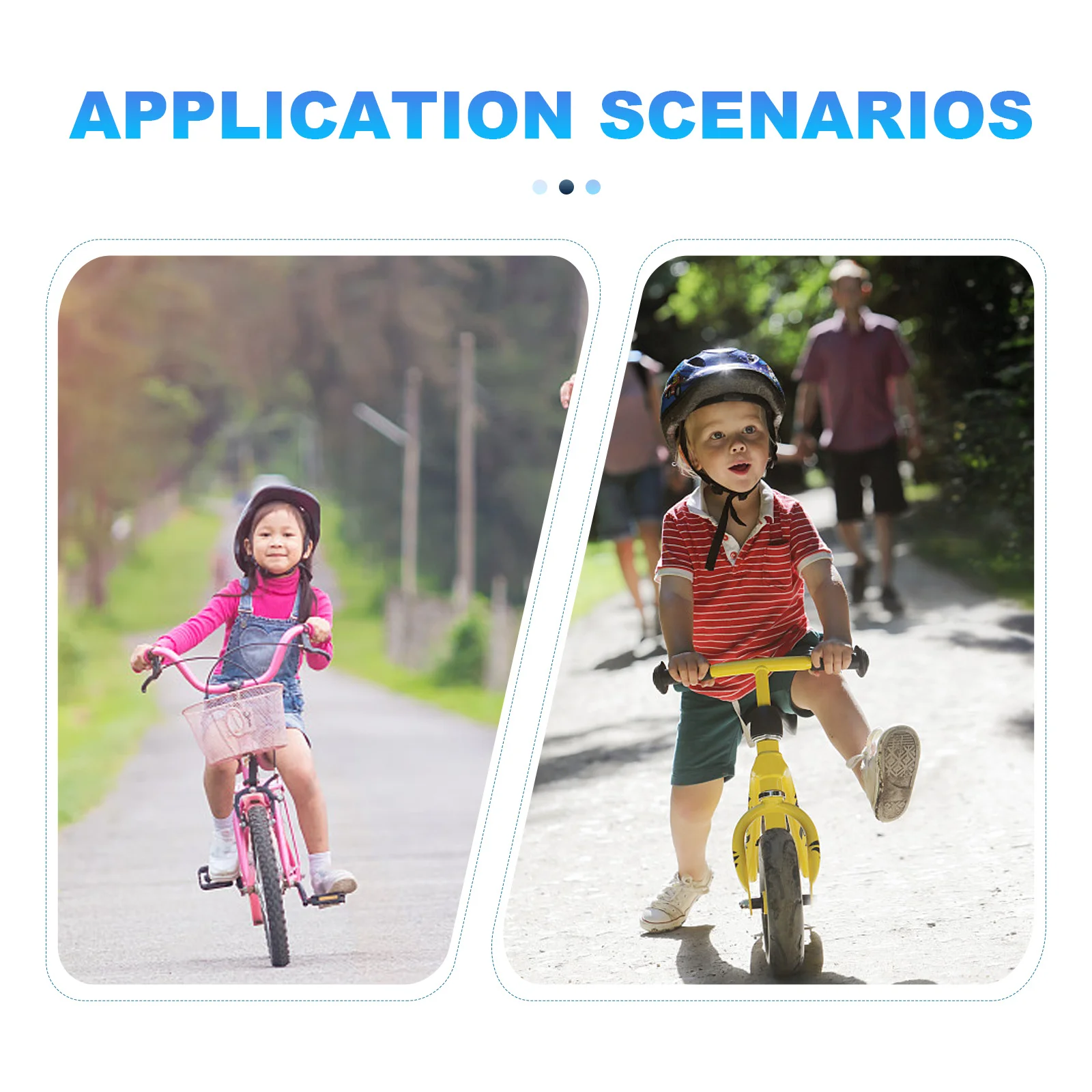 

Kids Bike Basket with Music Feature Blue Rainproof Strong Hold Tricycle Four-Wheeler Accessory Lightweight Portable School Ride