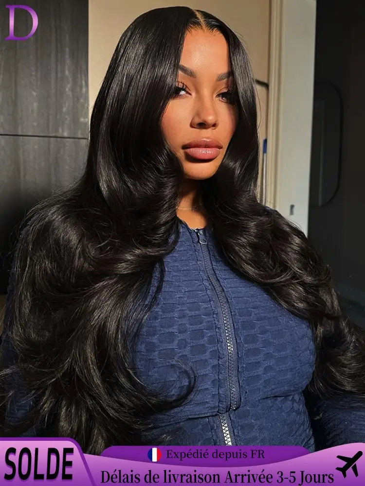 Dialola Body Wave 5x5 4x4 Voorgesneden Vetersluiting Lijmloze Menselijk Haar Pruiken Voor Vrouwen 13x6 13x4 Hd Kant Voor Pruiken Menselijk Haar Braziliaanse Pruik - afbeelding 2