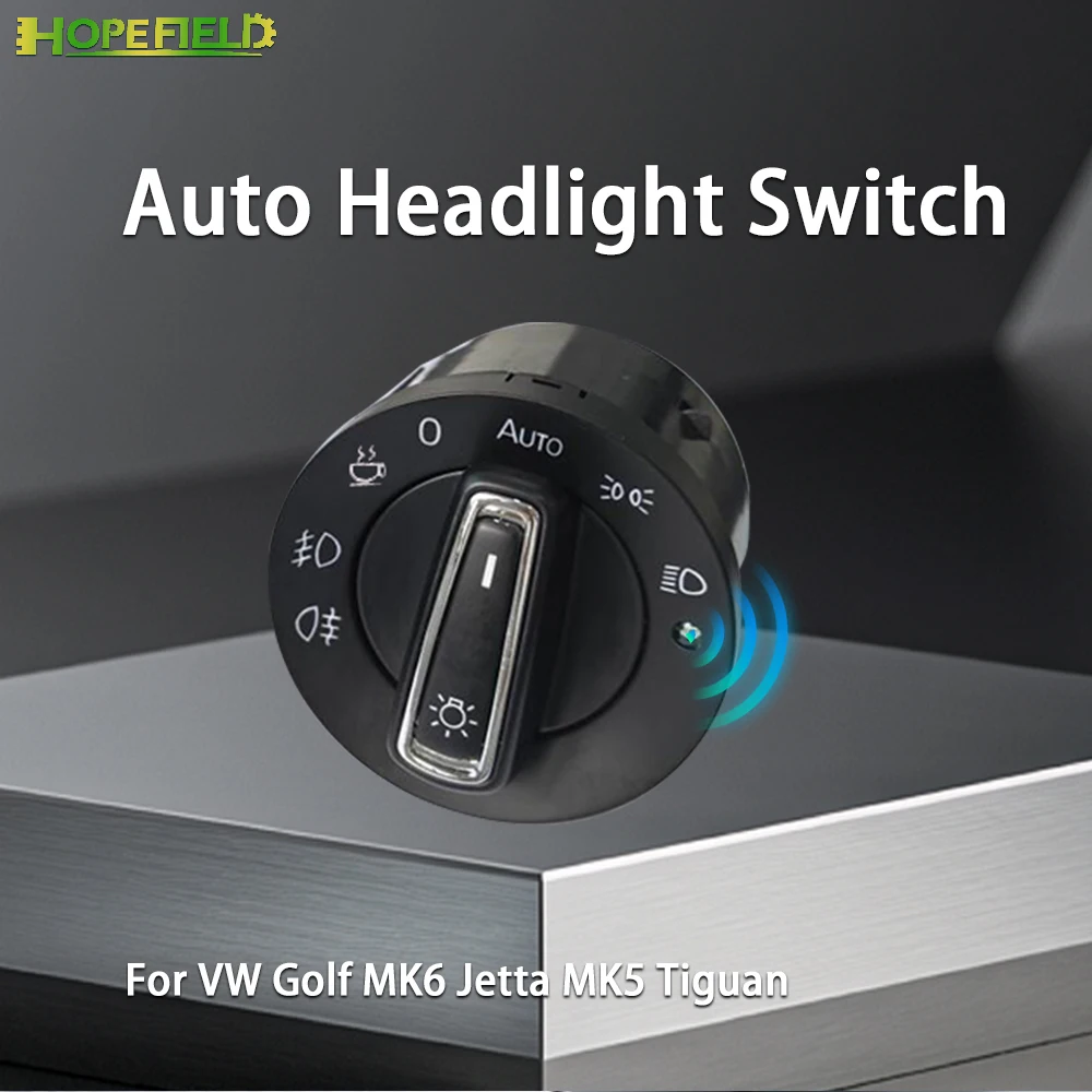 Car Light Headlight Switch Sensor Coming Leaving Home Fog Light Control Codule For VW Jetta MK5 Polo 2014 Tiguan CC Accessories