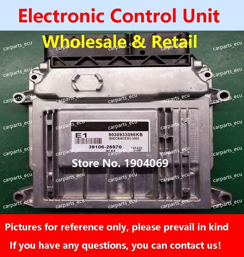 

G25 39112-2B012 For Hyundai Elantra KIA H87 39110-2B052 Car 0343 39106-26BX0 Engine Computer Board/ECU/M7.9.8 E1 39106-26970