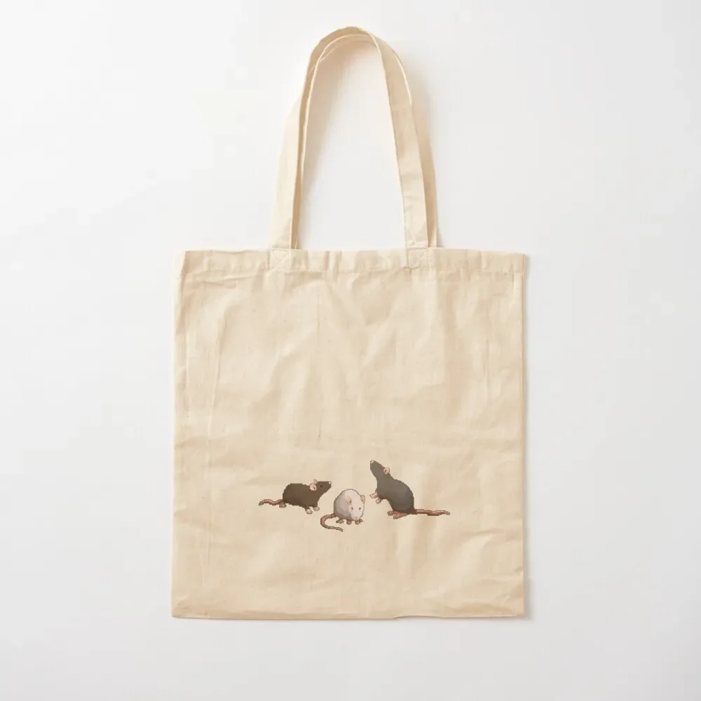 

Pixel Rats Tote Bag female bag bags luxury women canvas bags Handbags women
