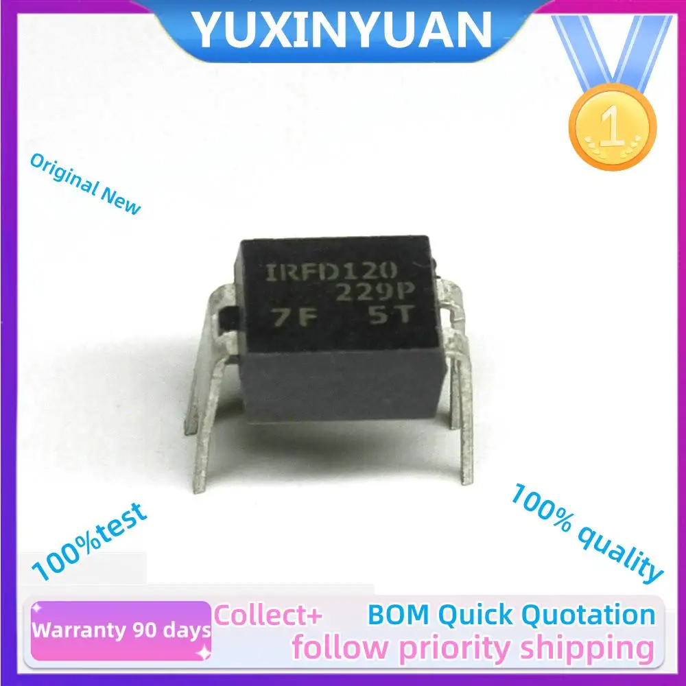 10PCS/LOT And New Original  IRFD120 DIP-4 IRFD220  IRFD123 IRFD110 IRFD9020 IRFD9024 IC in Stock100%TEst 