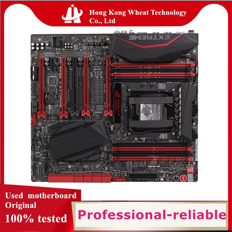 For Intel X99 RAMPAGE V EXTREME motherboard Used original LGA 2011-3 LGA2011 V3 DDR4 128GB USB3.0 SATA3 Desktop Mainboard