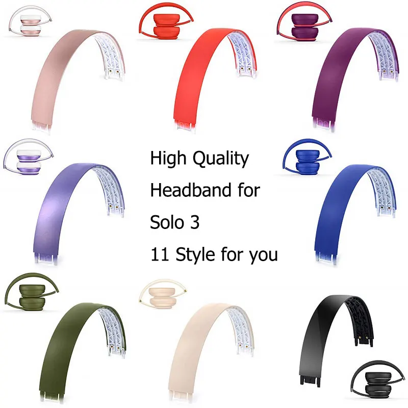 Replacement Headband  Plastic Shell  for Beat Solo 3 3.0  Wireless Headphone Repair Parts Head Band