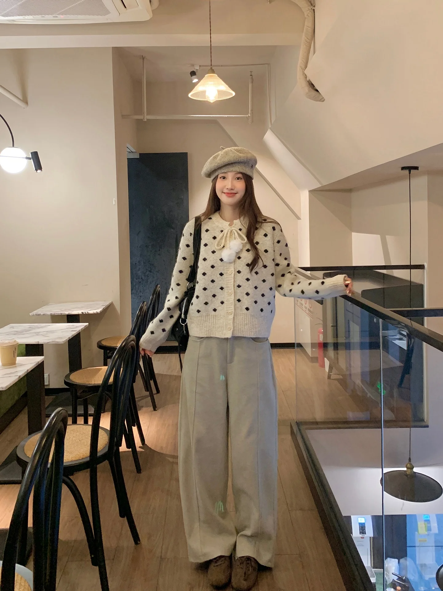 

Женские повседневные брюки Cheese Rabbit Commuter, прямые, облегающие, в корейском стиле, универсальные, с оригинальным дизайном, длинные