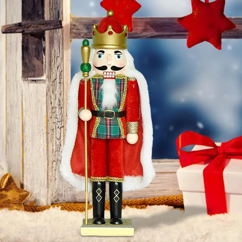 Nutcracker Christmas Decor Giant Christmas Nutcrackers Christmas Decorations With Red Cape 50cm Nutcrackers Christmas Indoor