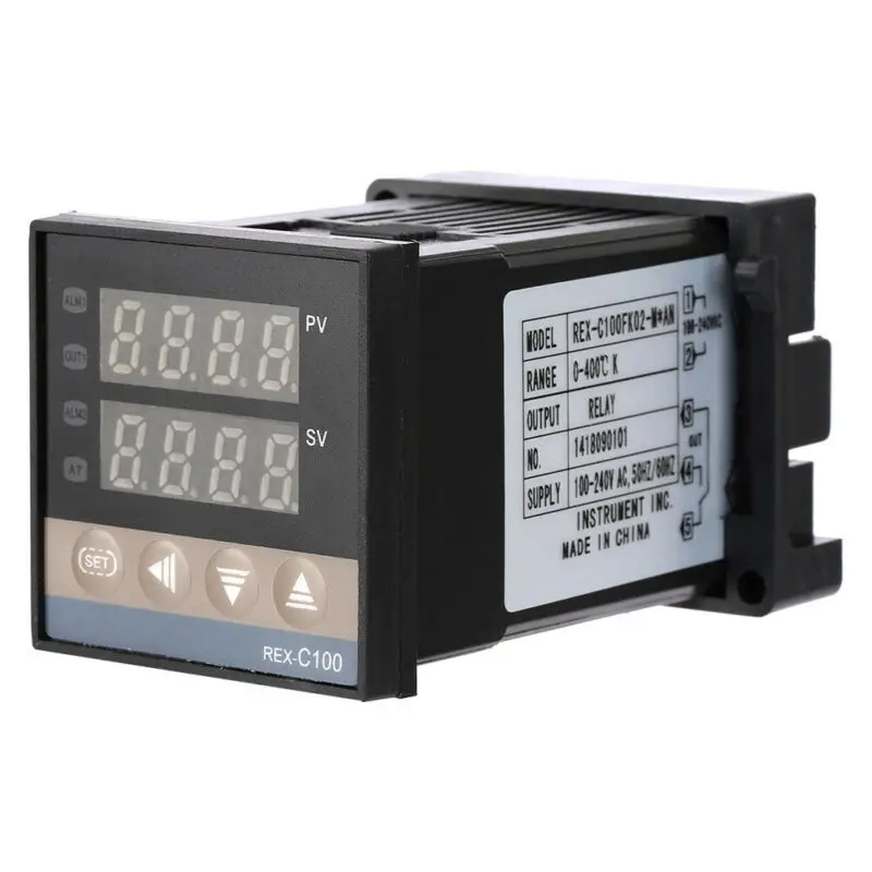 

Type K Thermostat Modules Output PID Digital Thermoregulator REX-C100FK02-M * AN Relay Temperature Controller Tool