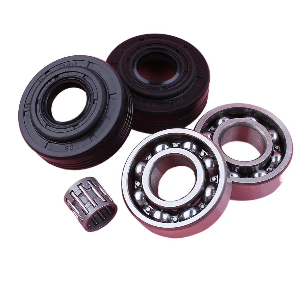 Imagem -06 - Rolamento de Manivela com Conjunto de Vedação de Óleo Kit para Husqvarna 340 345 350 Jonsered 2145 Peças de Reposição para Motosserra