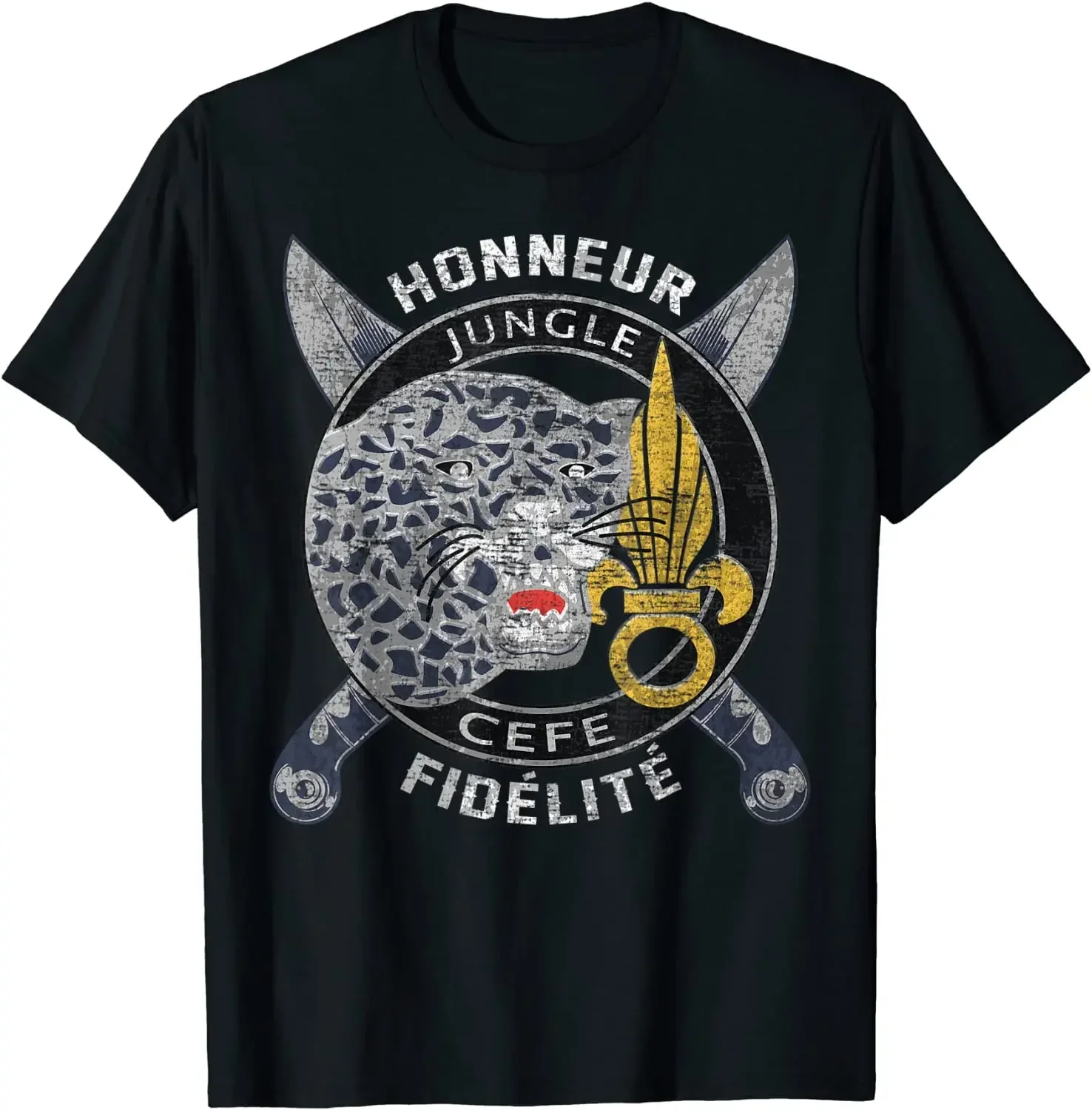 

French Legion Etrangere Foreign French Army Jungle Warfare T-Shirt Short Sleeve Casual 100% Cotton O-Neck Summer Tees