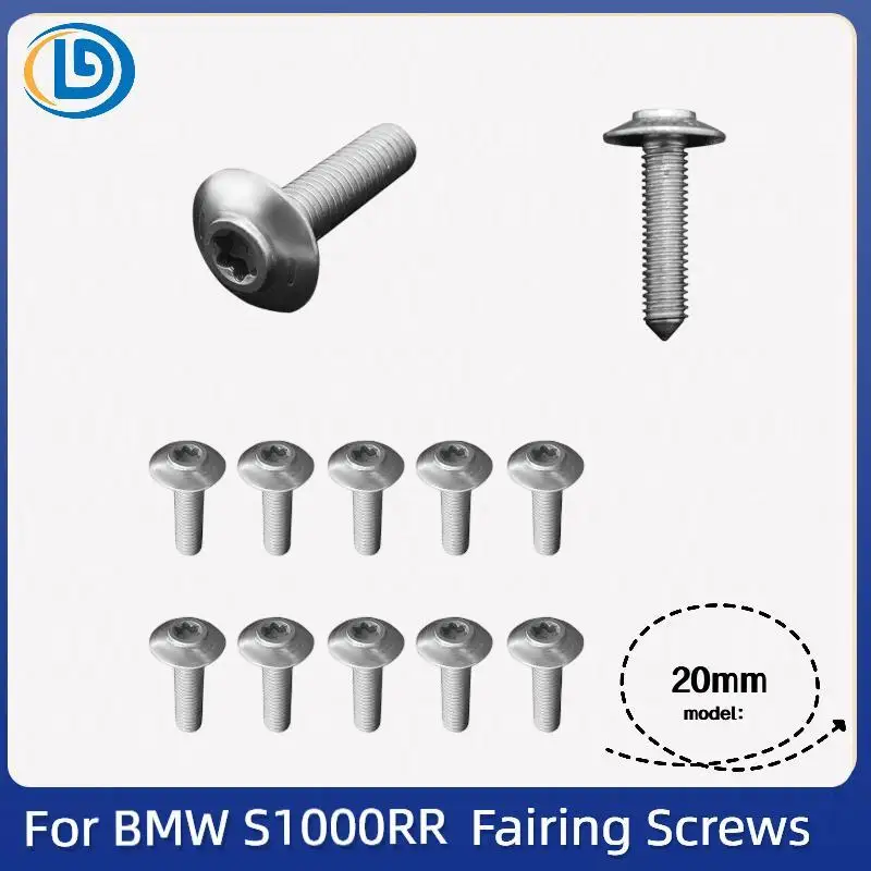 For BMW R1250GS R1200GS K1600GTL K1600B S1000RR S1000XR F850GS F750GS C650GT C600 F900XR M5*20 Motorcycle Cowling Fairing Screws