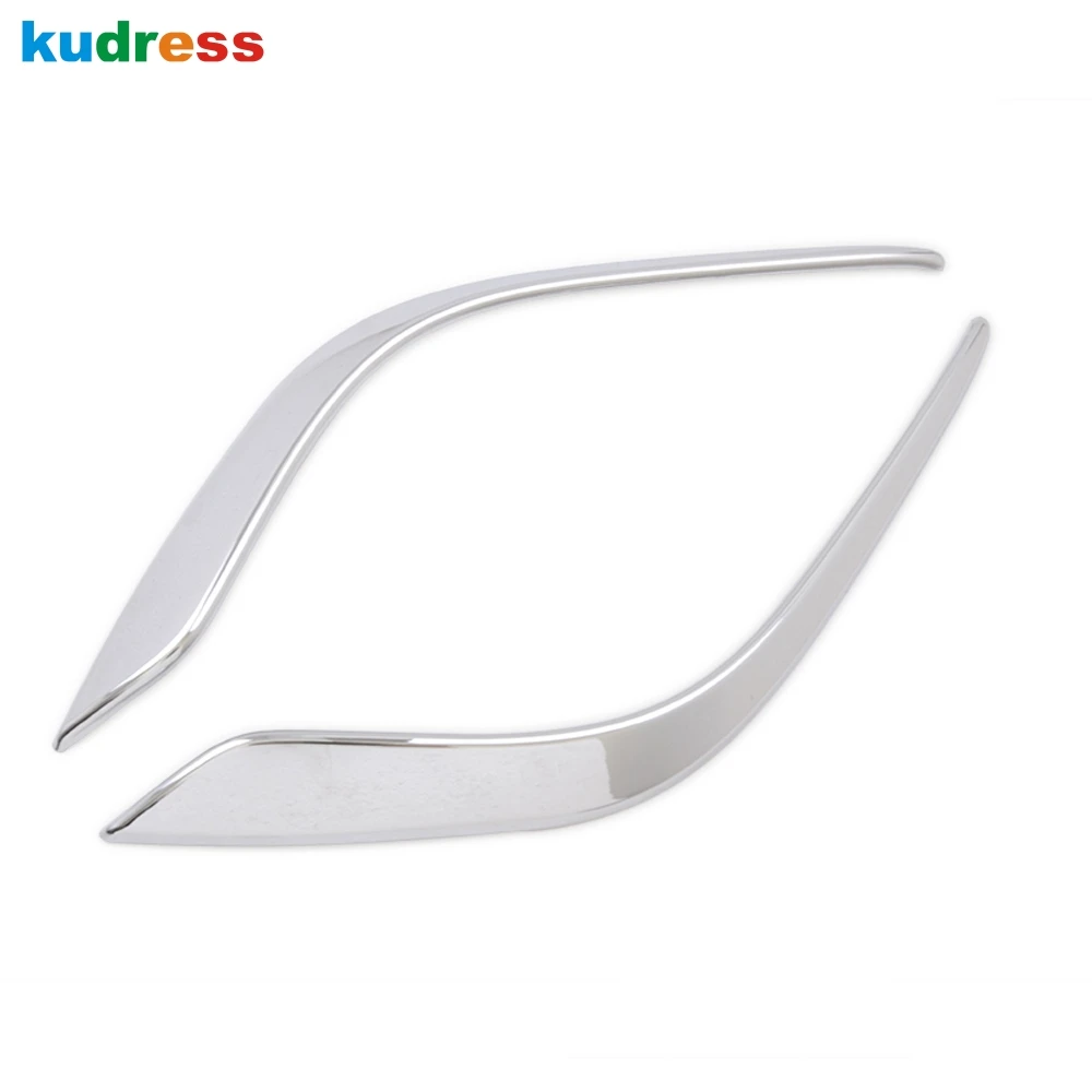 Pour Mazda 6 Atenza 2013 2014 2015 2016 Brouillard D'avant de Chrome d'abs Lumière Lampe Sourcil Garniture Antibrouillard Paupière Bande Accessoires De Voiture