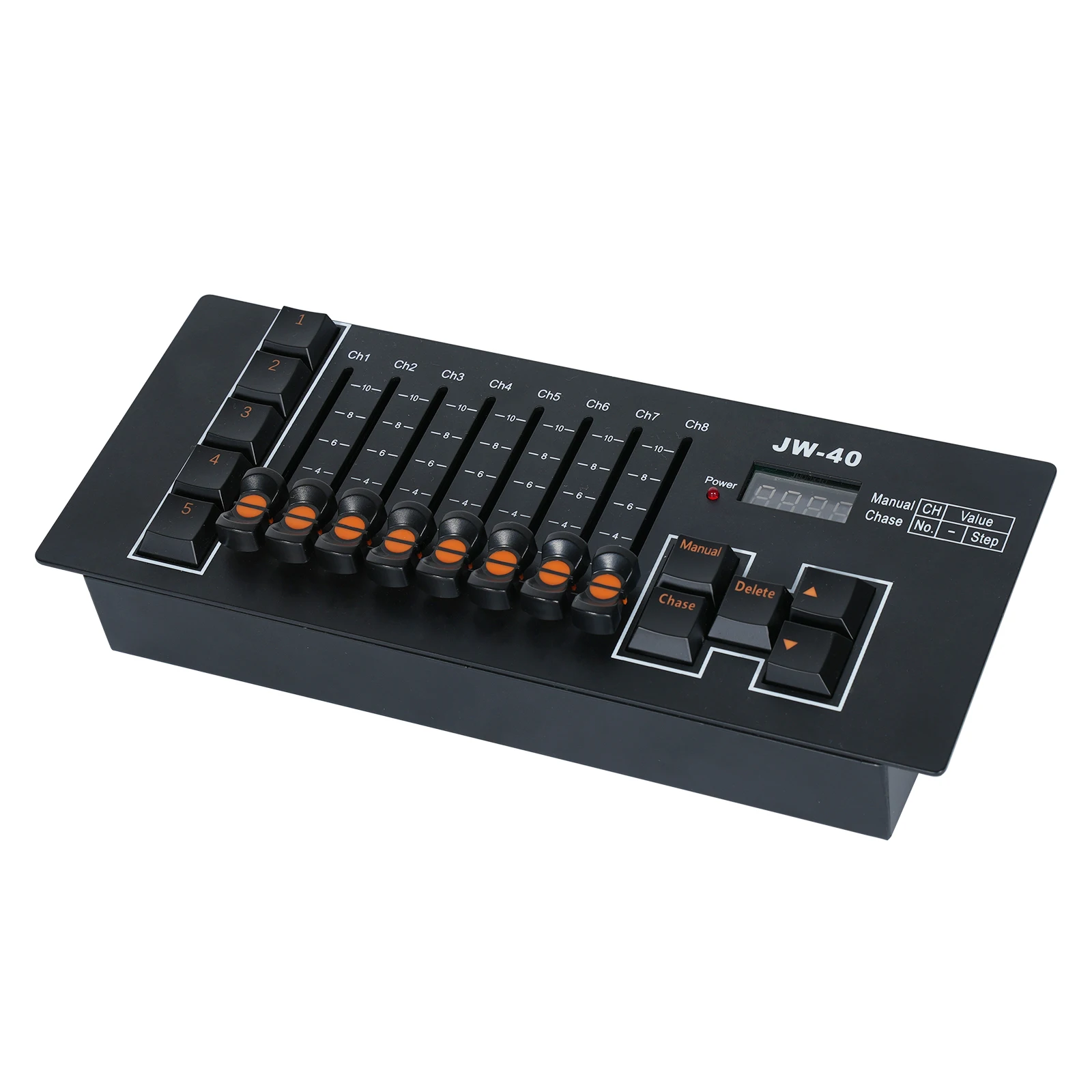 

Yiflamefly Mini DMX Console 40 Channel Stage Lighting Controller For Par Lights Spark Machine Professional Stage Equipment