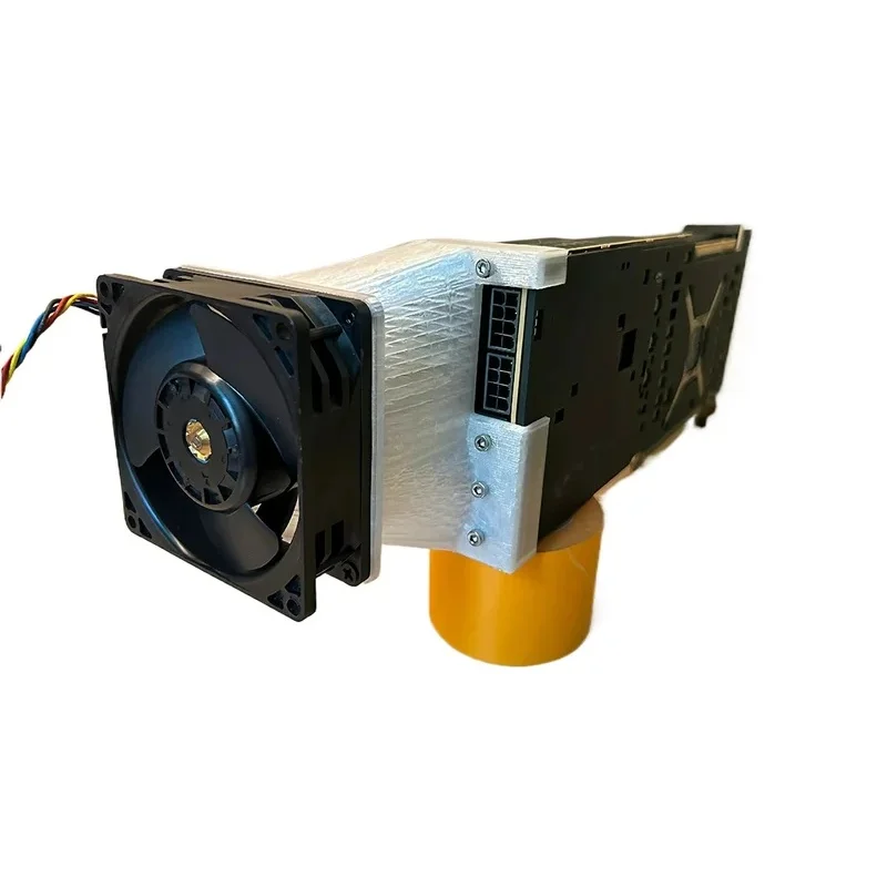 100% New 8CM Add‑on Cooling Fan FOR AMD Radeon Instinct MI25 MI50 V620 Compute GPU, 4‑Pin PWM, 10000 RPM
