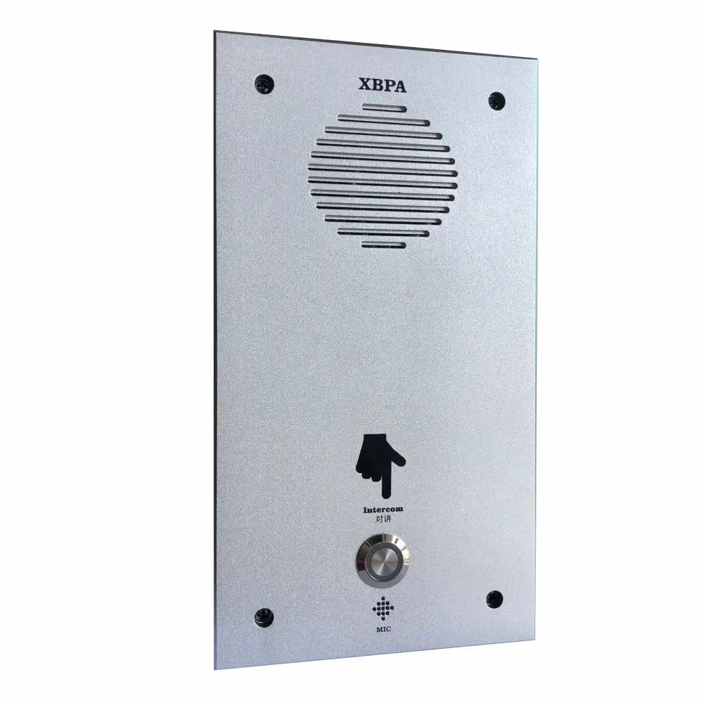 IP/SIP protocol elevator voice intercom and video intercom system terminal