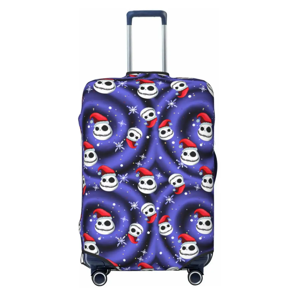 

Cute Christmas Jack Skellington Luggage Cover Protector Dust Proof Nightmare Before Christmas Travel Suitcase Covers