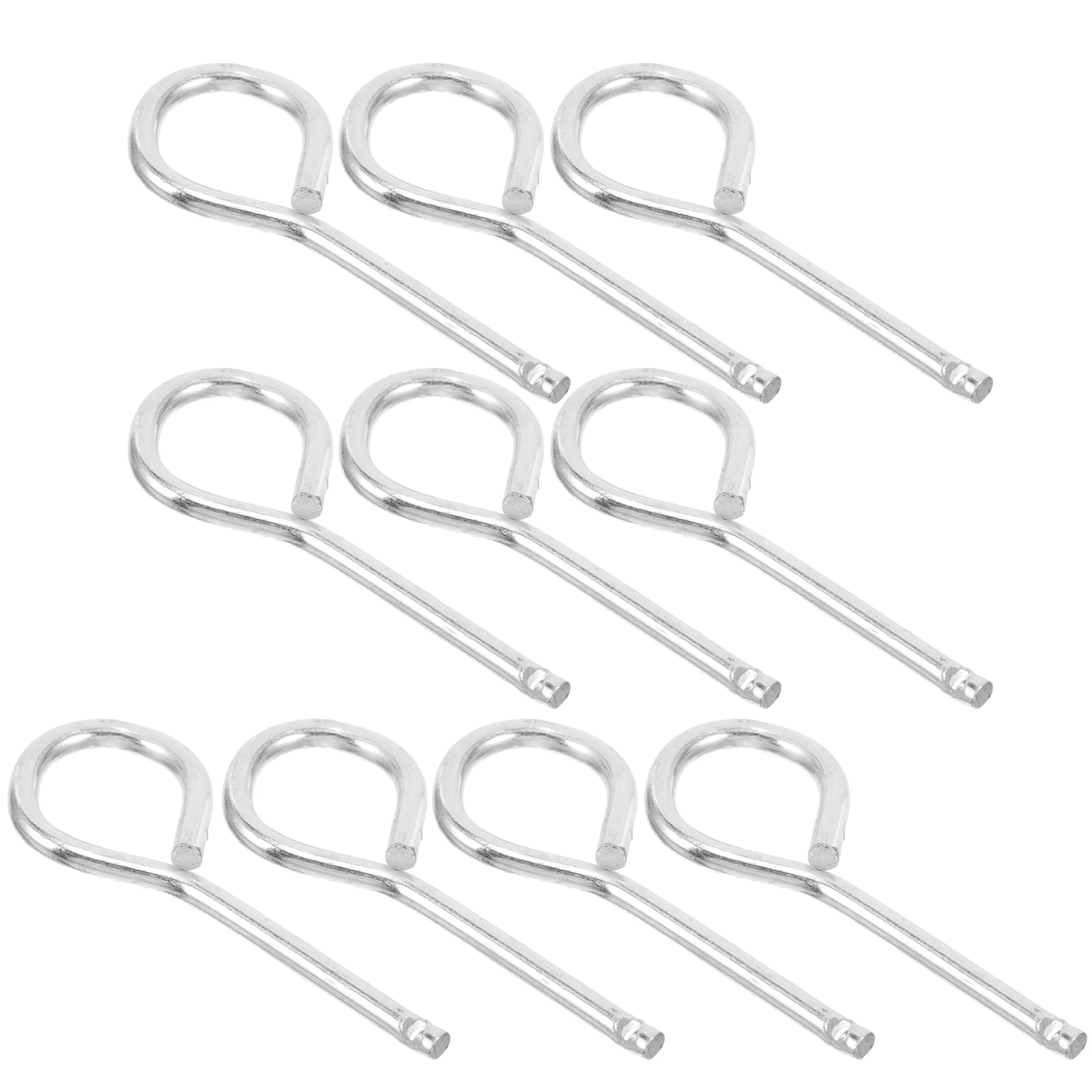 10 Pcs Cable Fire Extinguisher Latch Extinguishers Sign Iron Pull Replacement Lock Pin