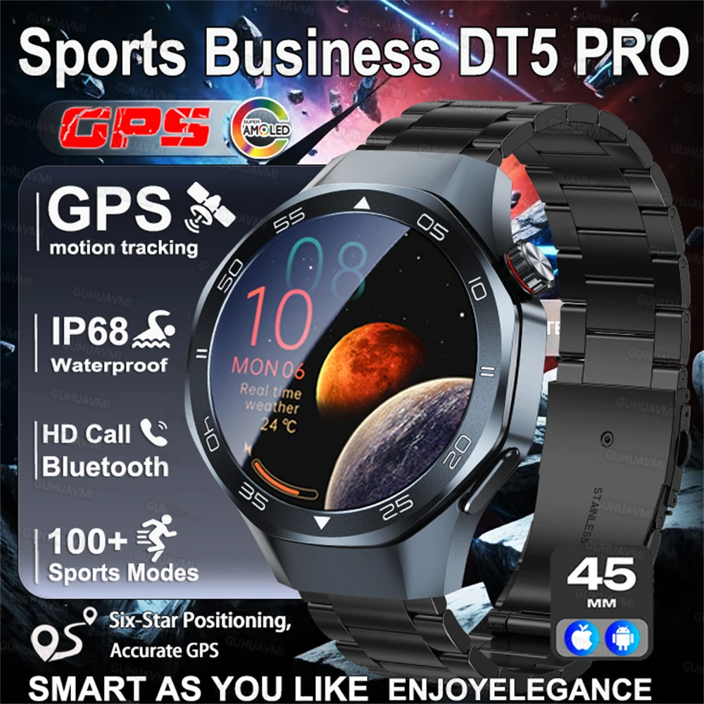 นาฬิกาสมาร์ทวอทช์ทหารรุ่นใหม่ ปี 2025 พร้อม GPS เข็มทิศ โทรผ่านบลูทูธ แบตเตอรี่ 520mAh วัดอัตราการเต้นของหัวใจ กันน้ำ 3ATM แสดงสภาพอากาศ สำหรับผู้ชาย