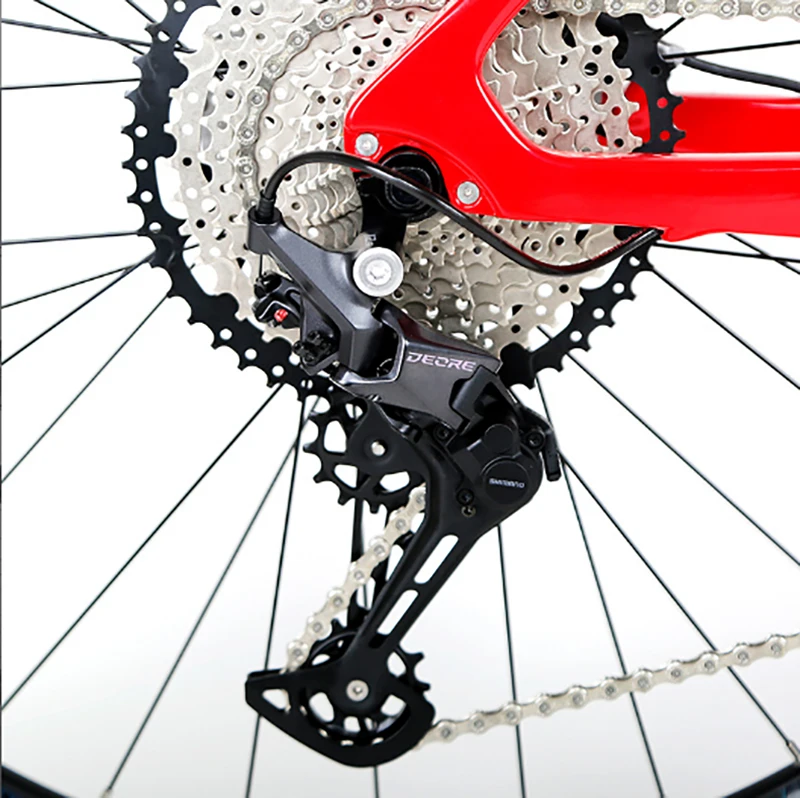 Carbon Mountain Bikes Warrior 27.5 29er  DEORE M6100-12S XC AM MTB Bicycle MT200 Hydraulic Disc Brake  Full Carbon Frame Fork