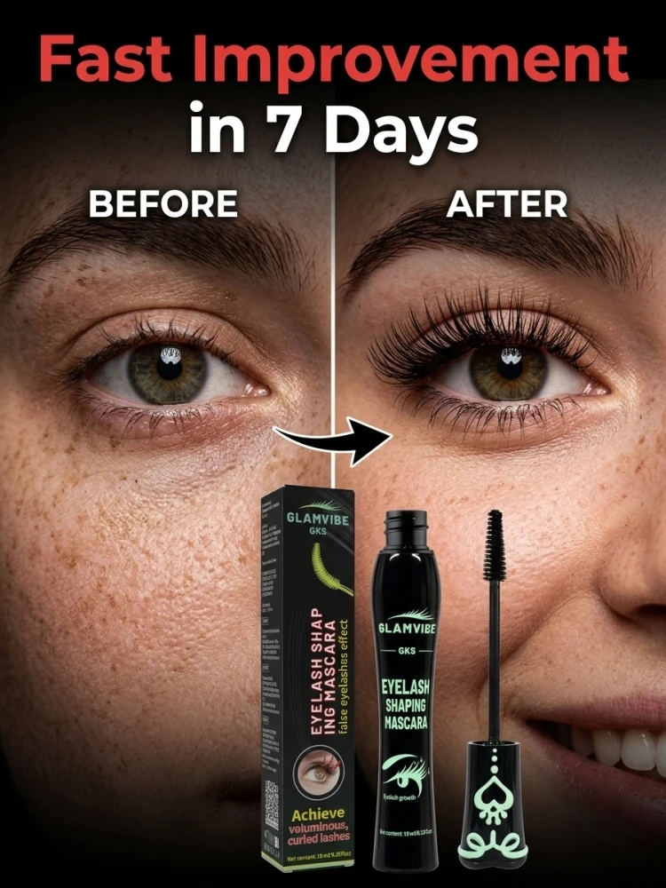 Daily Eyelash Care Nourishing Serum, Enhance Full‑Bodied Eyelash Visual Effect, Optimize Sparse Eyelash Look, Mild Safe Formula, Fine Brush Applicator, Portable Liquid Eyelash Beauty Product for Ladies Household Makeup Use