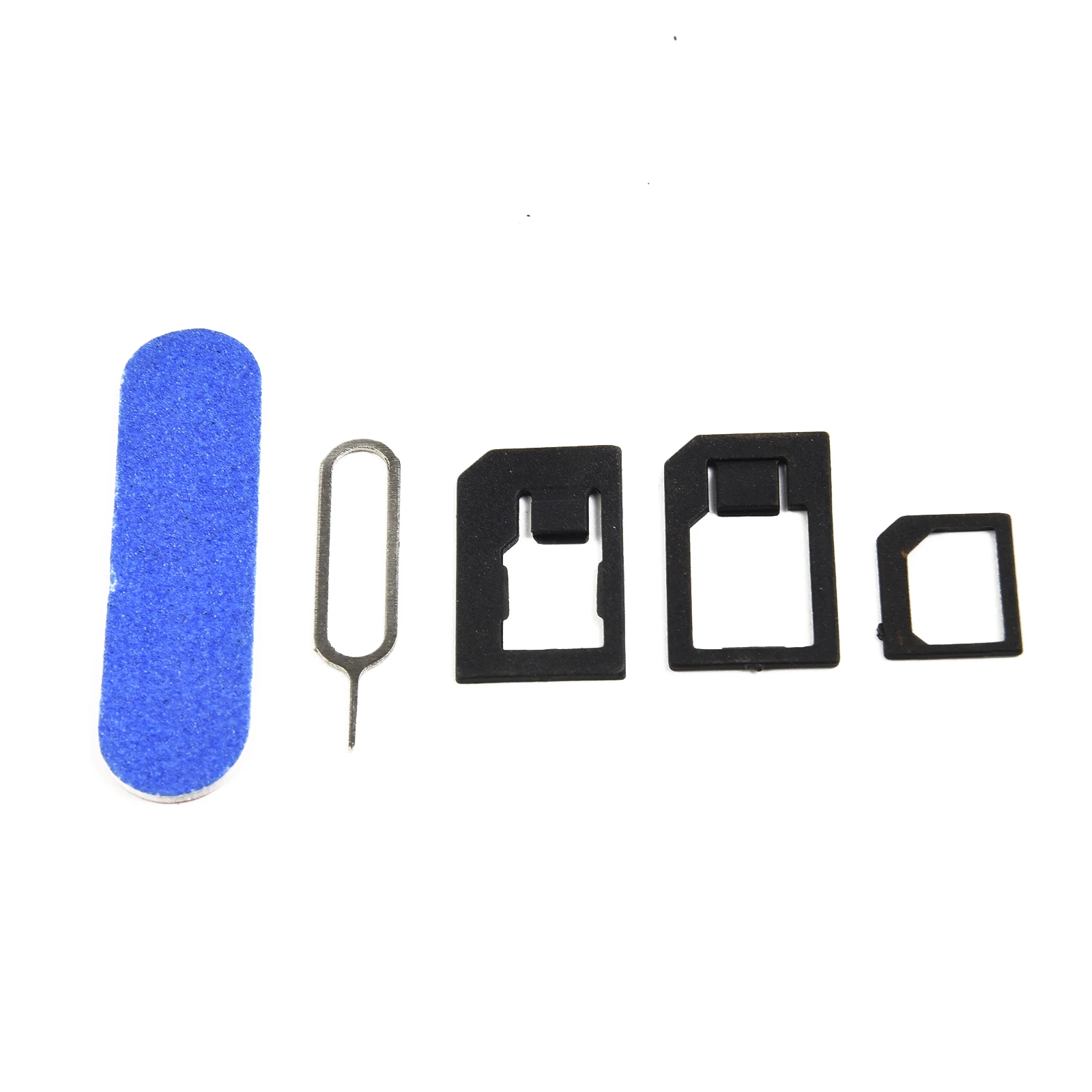 Adapter Sim Card Cutter Eject Pin Multifunction Precise Fit 122*55*67mm 5pcs Black Correct Cut Dual High Quality