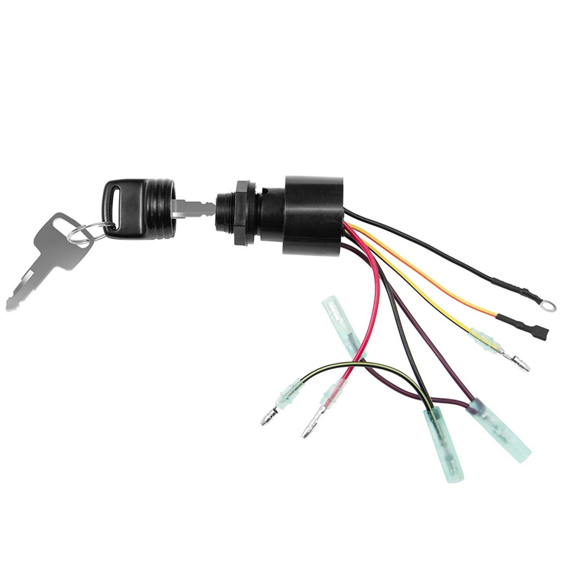 #69V Consumer Electronics,87-17009A5 Boat Motor Ignition Key Switch for Mercury Outboard Motors (Plastic+Metal)