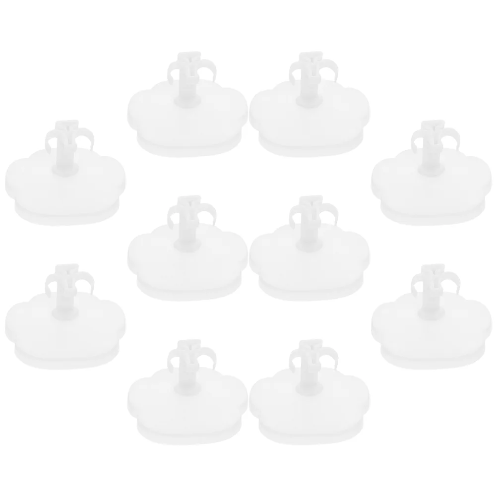 10 Pcs Desktop Stand Display Dolls Rack Holder Standing Frame White Toy Support Stands