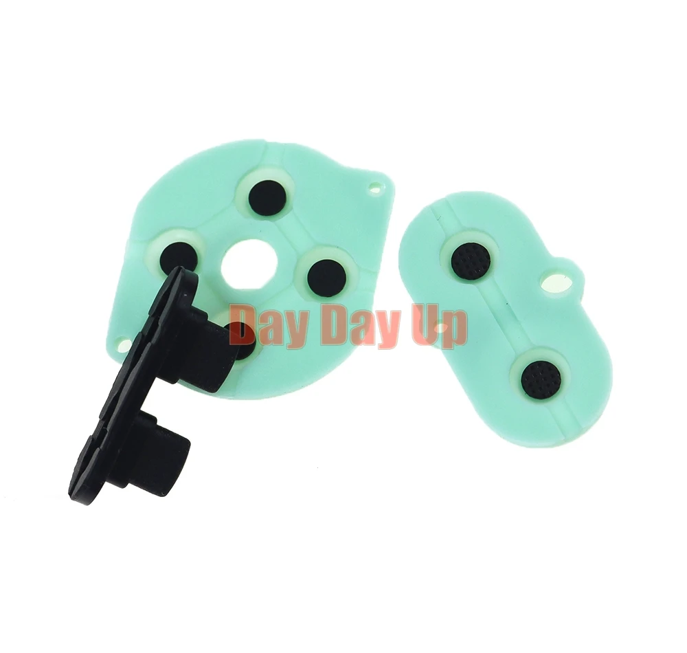 2set pulsante conduttivo in gomma colorata A-B D-Pad per GameBoy Color GBC Shell Sousing Silicon Start seleziona tastiera