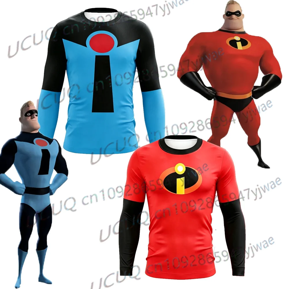 T-shirt de cosplay rétro incroyable avec graphique 3D, séchage rapide, pour fans de films, vêtements assortis pour la famille, t-shirt parent-enfant