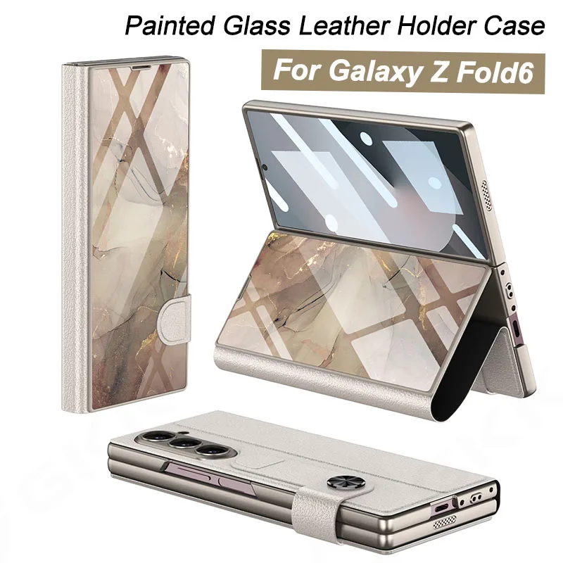 

Чехол-книжка из закаленного стекла для Samsung Galaxy Z, 6 дюймов