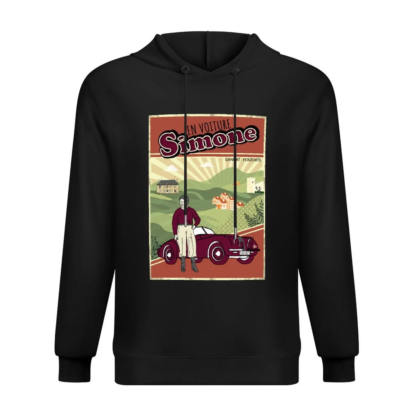 

Poster “In the car Simone!” Hoodie anime clothing korean autumn clothes aesthetic clothing autumn clothes graphic hoodies