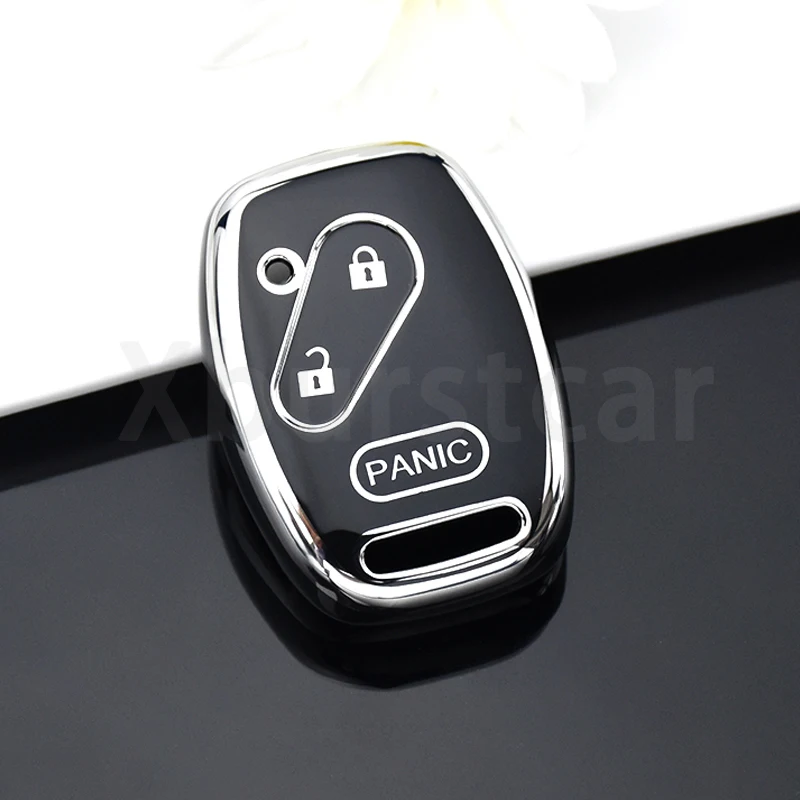 2 3 4 Buttons Car Key Case Cover for Honda Civic Accord VII Crv Frv Insight Shuttle Stream Jazz Shell Fob Keyless Accessories