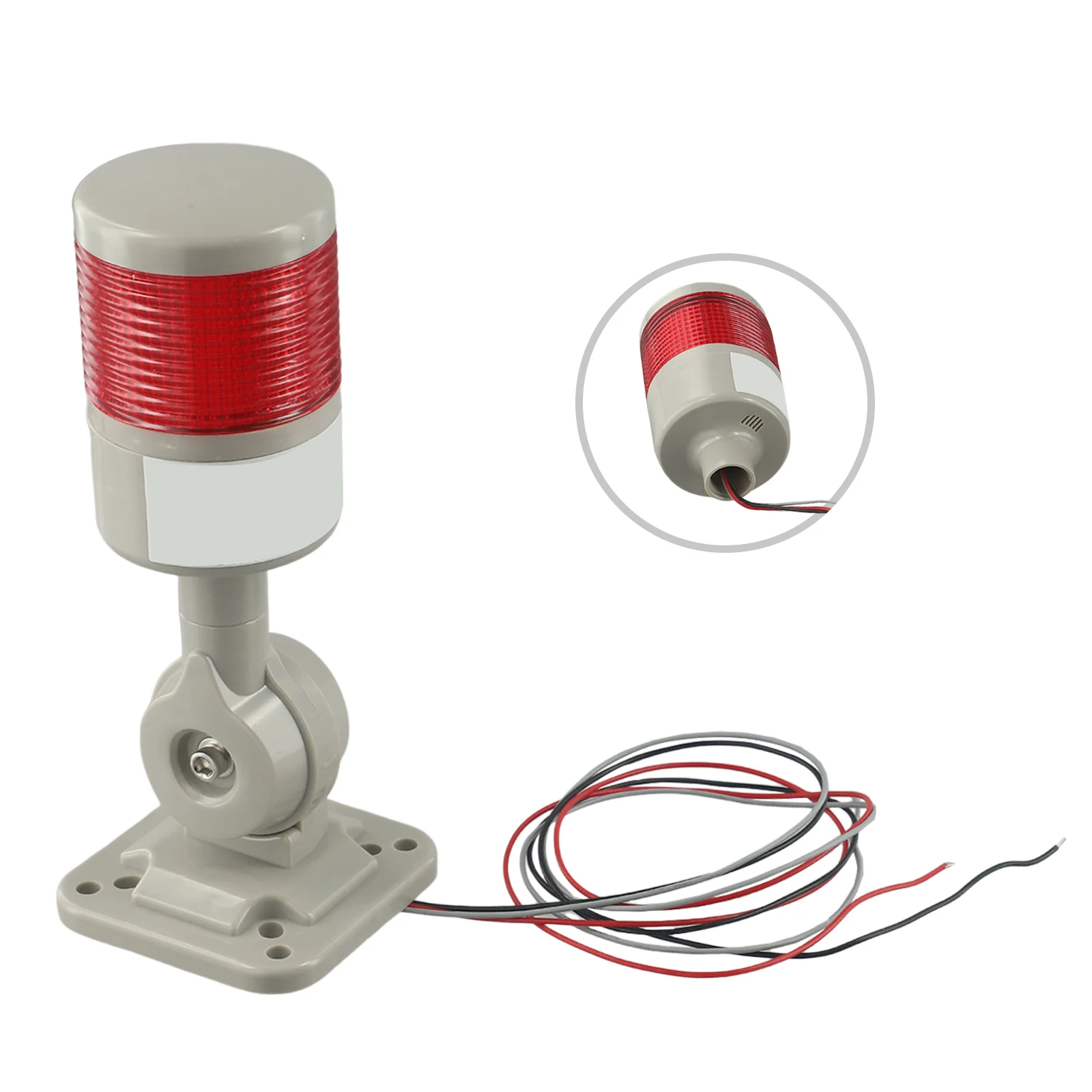 110V-220V AC Led Signal Tower Stack Lights Column Lamp Andon Lights With Rotatable Base CNC Machine Light Stack Lights