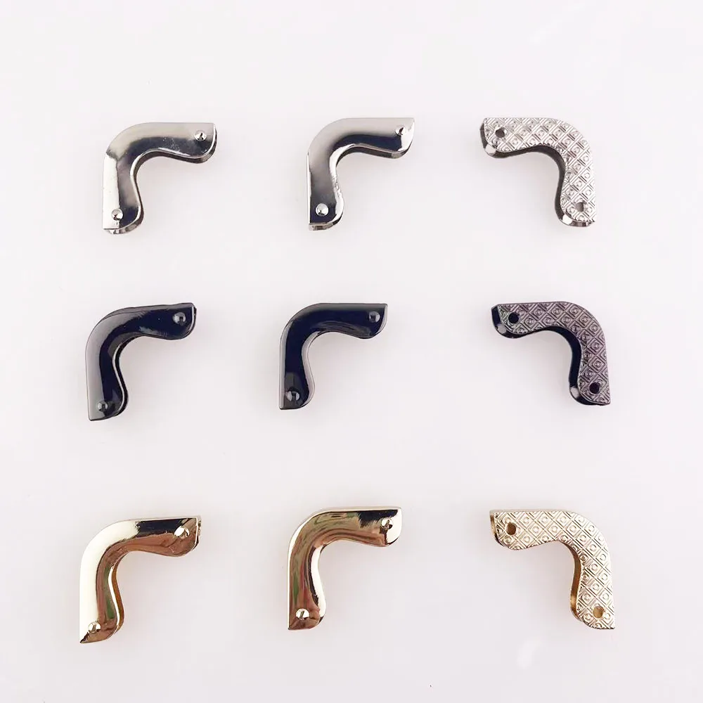 10 Stück Schraubbeutel Eckbrückenschnallen 26 mm Handtaschenverbinder Schutzstopper Tasche Hardware-Zubehör