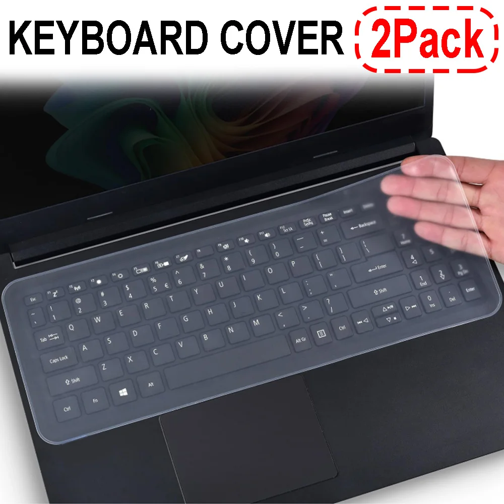 

2/1Pcs Ultra Thin Long/Short Style Keyboard Cover for Lenovo Dell Asus Huawei Xiaomi HP PE Clear Keyboard Cover for MacBook Air