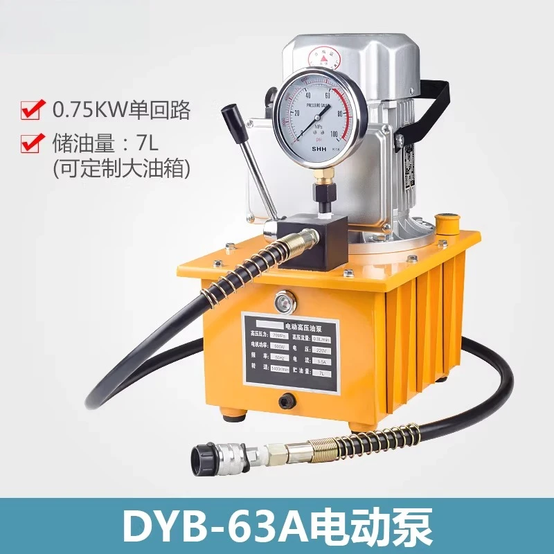 DYB-63A Hydraulic Electric Pump, Ultra High Pressure Oil Pump, Hydraulic Pump, Manual Switch Electric Pump